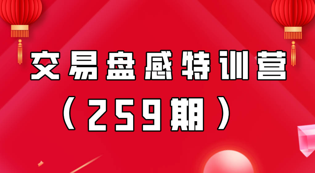 交易盘感特训营（259期）