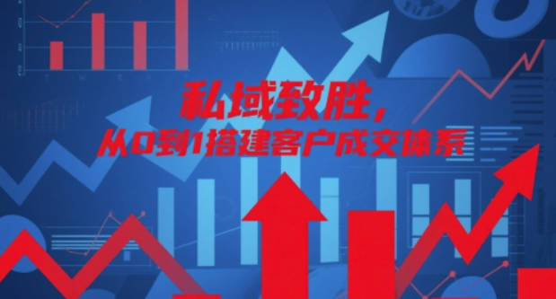 私域致胜，从0到1搭建客户成交体系