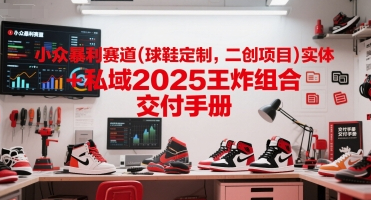 小众暴利赛道(球鞋定制，二创项目)实体+私域2025王炸组合交付手册