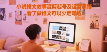 小说推文故事混剪起号及运营思路，看了做推文可以少走弯路