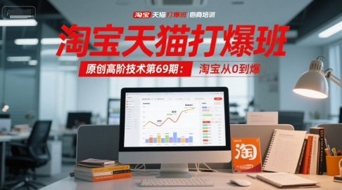 叮当会淘宝天猫打爆班原创高阶技术第69期：淘宝从0到爆