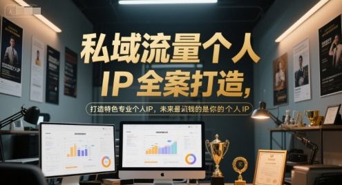 私域流量个人IP全案打造，打造特色专业个人IP，未来最值钱的是你的个人IP