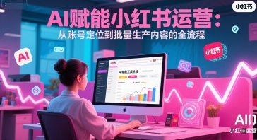 AI赋能小红书运营：从账号定位到批量生产内容的全流程