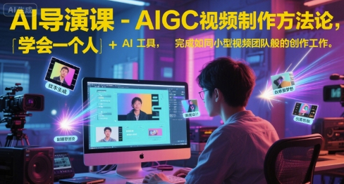 AI导演课-余博士AIGC视频制作方法论，学会一个人+AI工具，完成如同小型视频团队般的创作工作，实现导演梦
