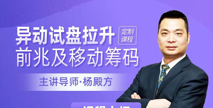 杨殿方2024集合竞价异动试盘移动筹码课 极简转折开盘定式t+0技巧+杨殿方12套课程指标合集