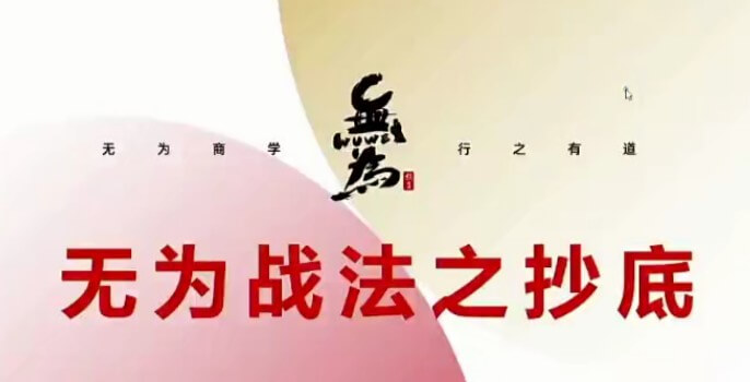 无为老师无为战法《逃顶抄底必修课》