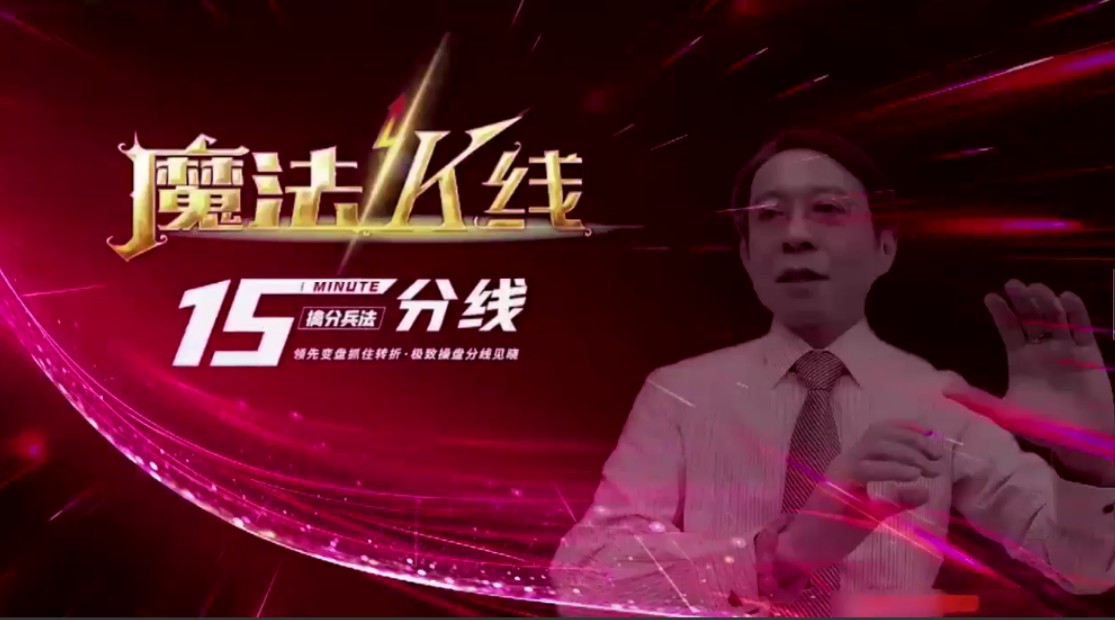 王焕昌2022年魔法K线-15分线课程, 领先变盘抓住转折